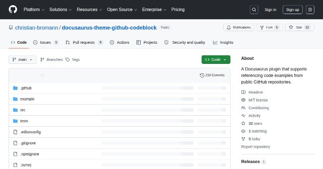 GitHub Code Block