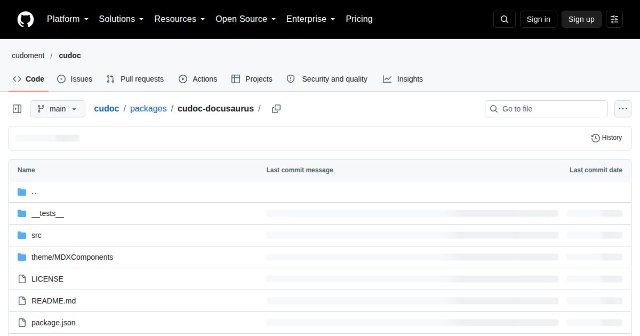cudoc-docusaurus preview